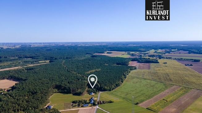 Działka budowlana 3.075 m² Sucha ściana lasu