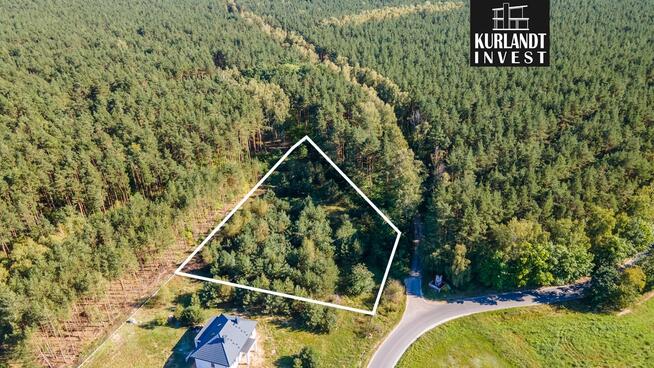 Działka budowlana 3.075 m² Sucha ściana lasu