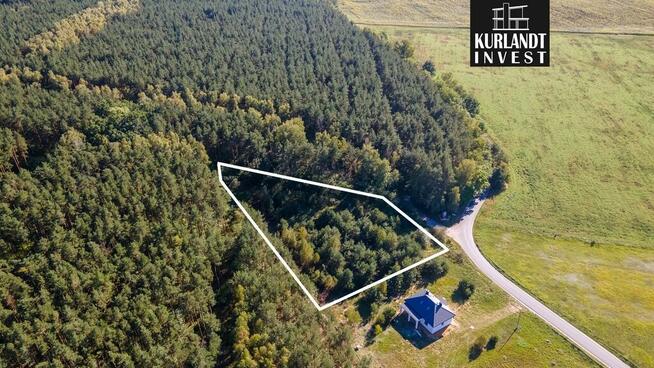 Działka budowlana 3.075 m² Sucha ściana lasu