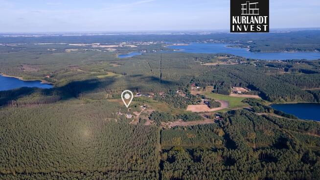 Duża działka Jezioro Trzebiechowo Bory Tucholskie