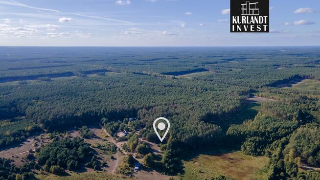 Duża działka Jezioro Trzebiechowo Bory Tucholskie