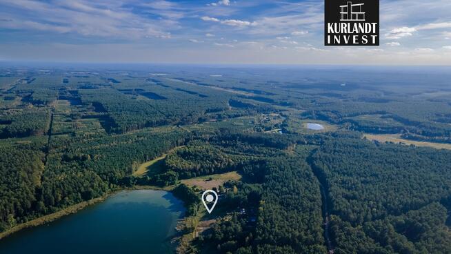 Działka 6.377m² nad jeziorem z linią brzegową