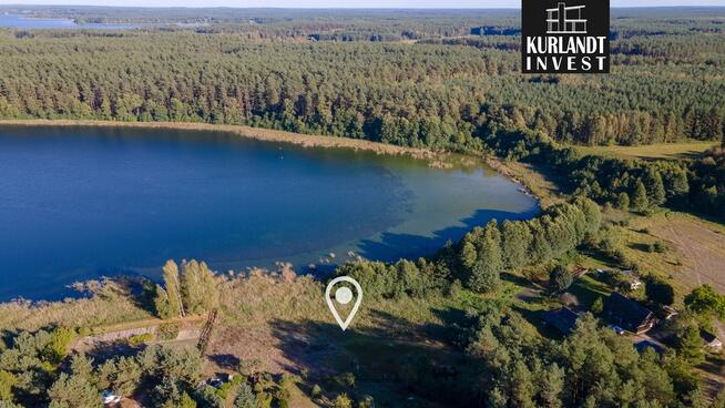 Działka 6.377m² nad jeziorem z linią brzegową