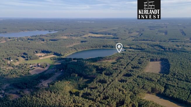 Działka 6.377m² nad jeziorem z linią brzegową