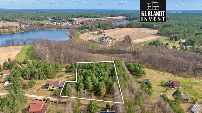 Działka 3581 m² Trzebciny 180 m do Jeziora