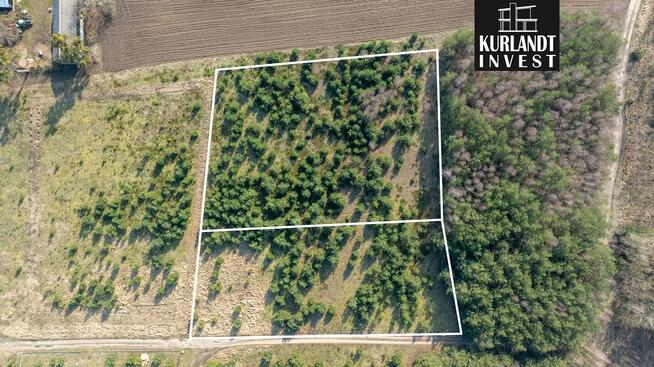 Działka 6.204 m² Piła Nogawica rzeka Brda las