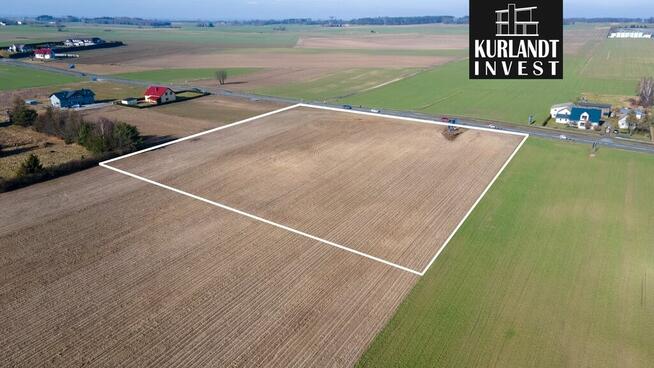 Teren inwestycyjny Tuchola droga wojewódzka 240