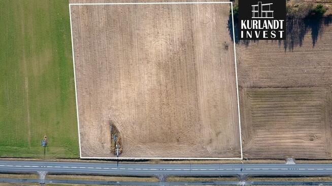 Teren inwestycyjny Tuchola droga wojewódzka 240