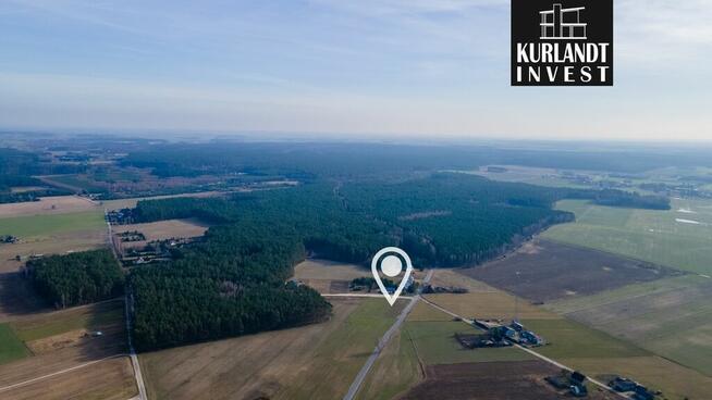 Działka 1405 m² 500m do jeziora