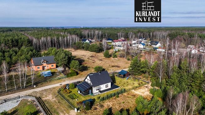 Dom w Borach Tucholskich pompa ciepła fotowoltaika