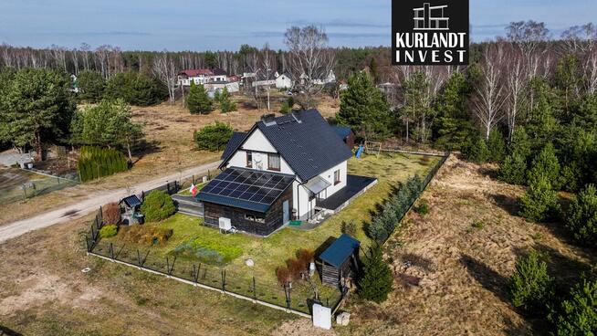 Dom w Borach Tucholskich pompa ciepła fotowoltaika