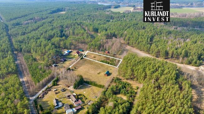 Działka z projektem domu Okoniny Nadjeziorne