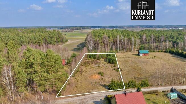 Działka z projektem domu Okoniny Nadjeziorne