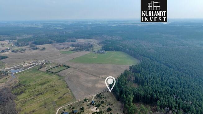 Działka Lisiny 3.092 m² 300 m od jeziora