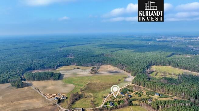 Działka 3.423 m² w otoczeniu lasów