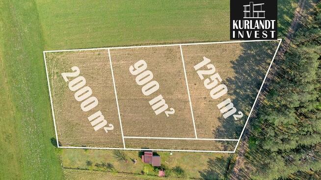 Działka 900 m² w sercu Borów Tucholskich jezioro