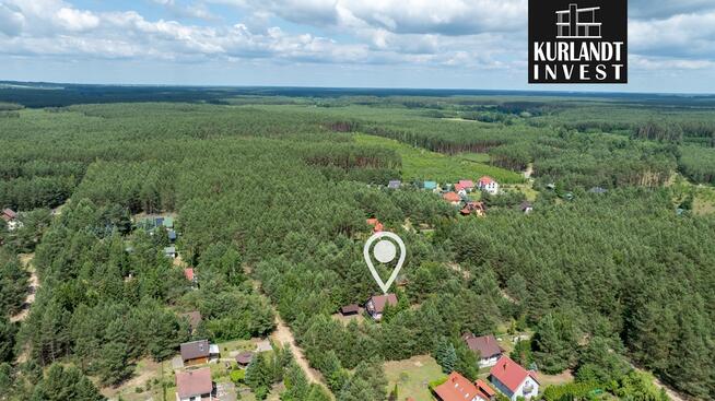 Dom Piła Nogawica jezioro las Bory Tucholskie