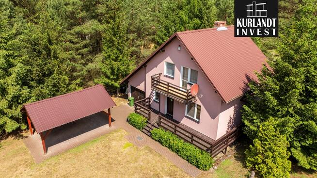 Dom Piła Nogawica jezioro las Bory Tucholskie