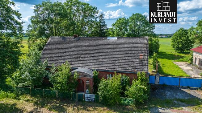 Ceglany dom siedlisko Klonowo Bory Tucholskie