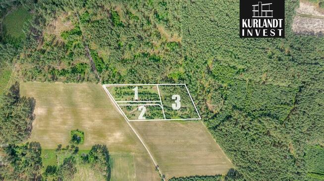 Działki budowlane otoczone Lasem