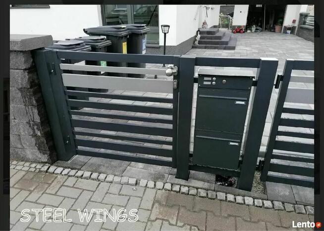 Bramy, balustrady, balkony, schody ze stali nierdzewnej