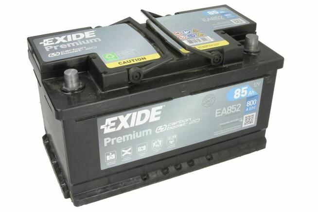 Akumulator 85Ah 800A Exide Premium EA852 PRAWY PLUS