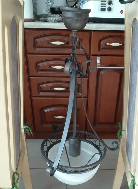 ŻYRANDOL LUMINEX Lampa wisząca metal kol. miedziany 1x60W