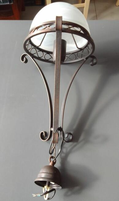 ŻYRANDOL LUMINEX Lampa wisząca metal kol. miedziany 1x60W