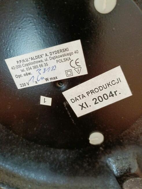 Piękna lampa podłogowa ALDEX A. Dyderski