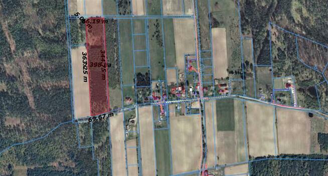 Działka rolna Wysokie gm. Łęczyce, xxx