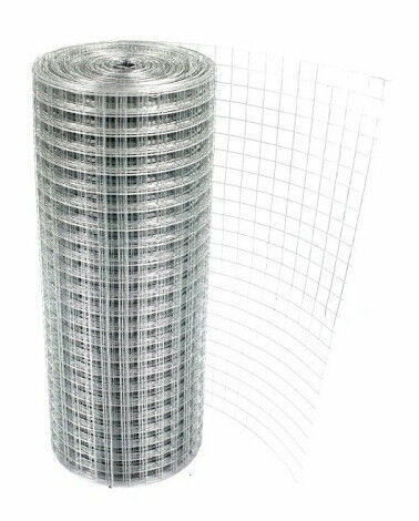 Siatka hodowlana kwadratowa ocynk. 1.0m/25m oczko 12.7x12.7