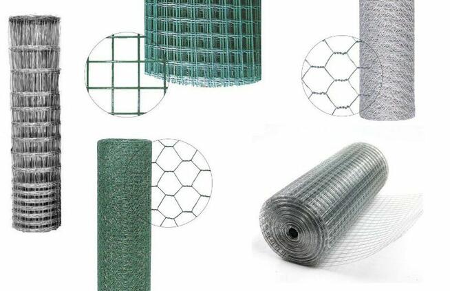 Siatka hodowlana kwadratowa ocynk. 1.0m/25m oczko 12.7x12.7