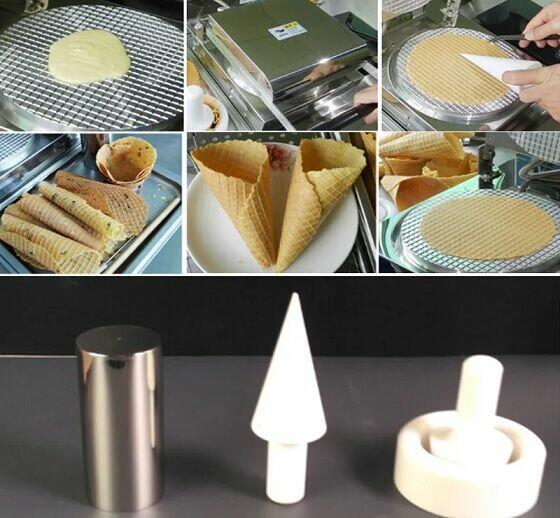 Urządzenie do wypieku wafli w rożkach wafel naleśnikarka