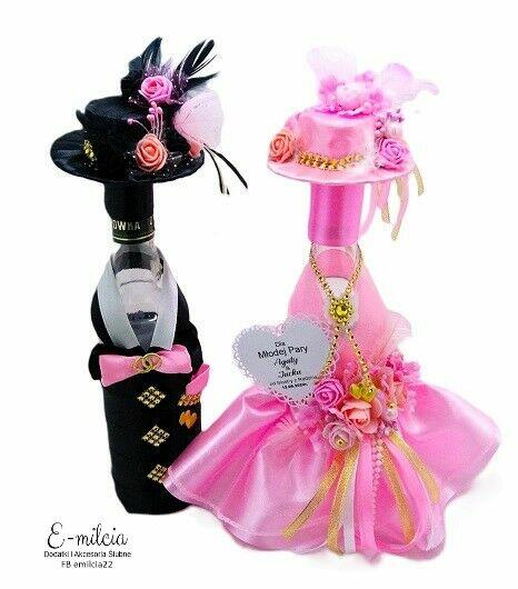 Ubranka na butelki z okazji 50 Rocznicy Ślubu, Złote Gody