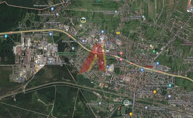 Działka przemysłowa Zawada gm. Olkusz, Wspólna