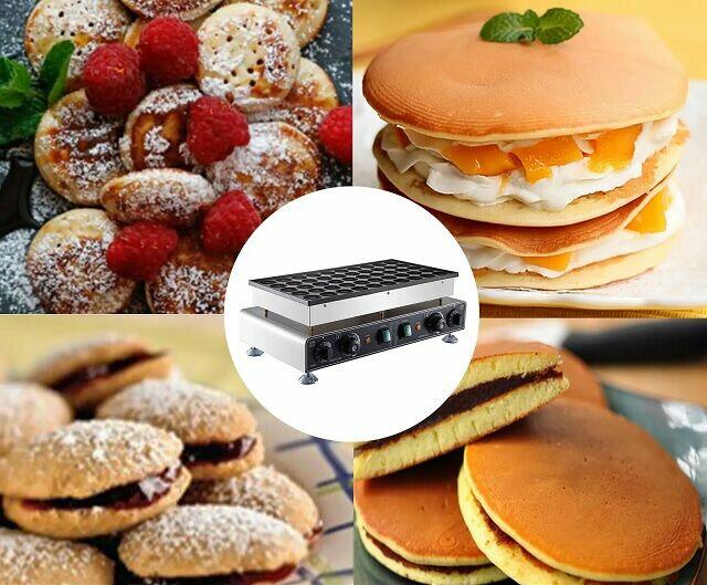 Gofrownica mini holenderski naleśnik pączek na 50 sztuk