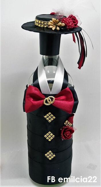 Ubranka na butelki z okazji 50 Rocznicy Ślubu, Złote Gody