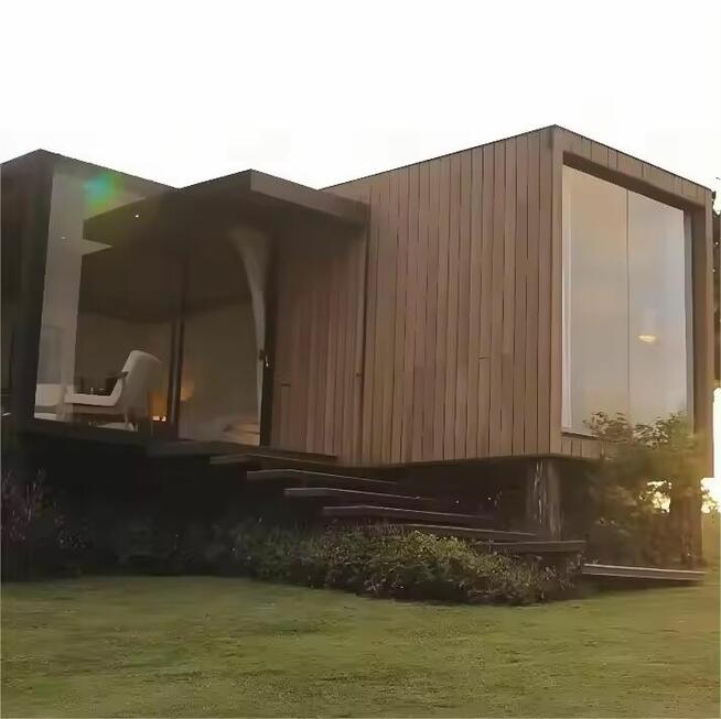 Modułowy dom Prefabrykowany domek mobilny letniskowy całoroc