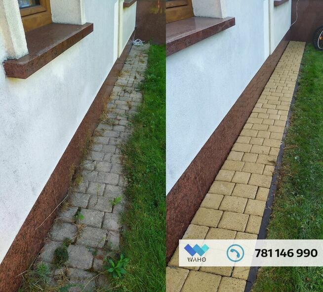 Mycie Elewacji Bez Użycia Ciśnienia - Czyszczenie Kostki