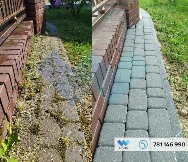 Mycie Elewacji Bez Użycia Ciśnienia - Czyszczenie Kostki