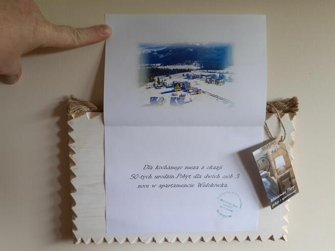Voucher na pobyt ZAKOPANE urodziny imieniny rocznice ślubne