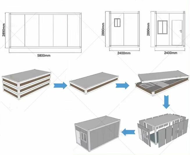 Dom kontenerowy nowy - różne warianty