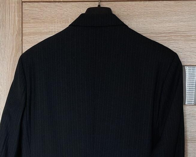 Marynarka, granatowa/czarna, 182 cm - stan idealny