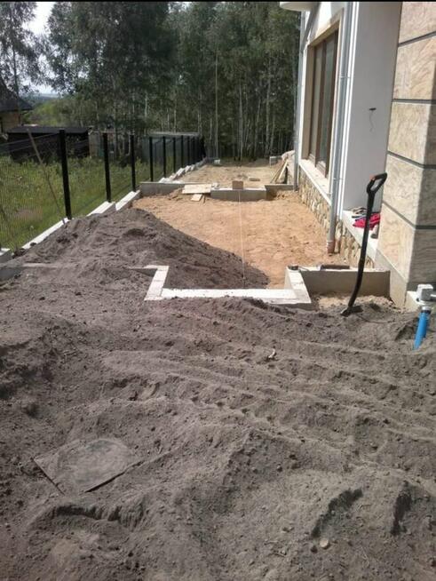 Zakładanie ogrodów kompleksowo. Minikoparka Ostrów Mazowiecka.