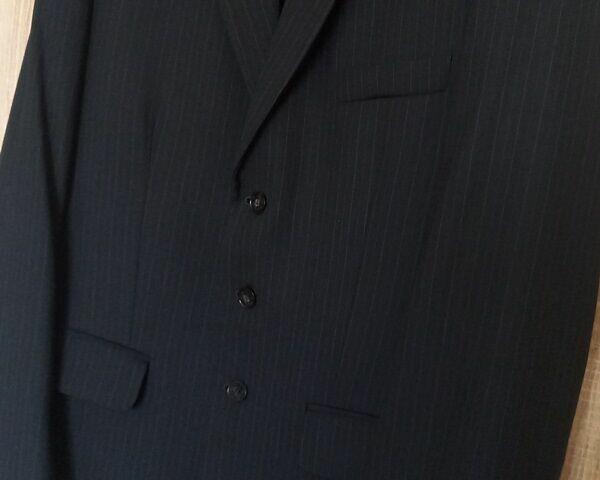 Marynarka, granatowa/czarna, 182 cm - stan idealny