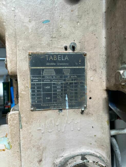 Wiertarka stołowa typ WE-25