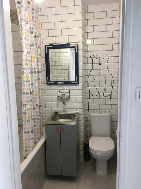 Pomysłowa kawalerka przy metrze Słodowiec