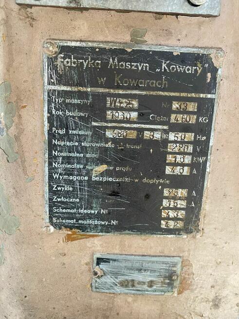 Wiertarka stołowa typ WE-25