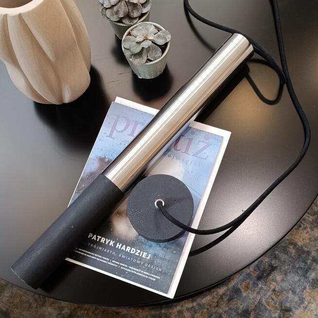 Lampa betonowa wisząca KALLA Inox 53