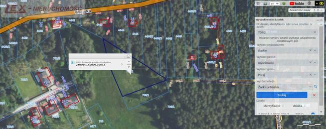 Działka budowlana Żarki-Letnisko gm. Poraj